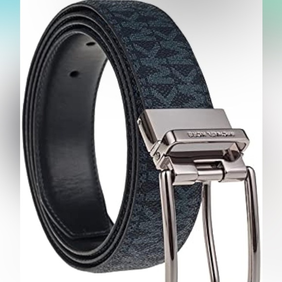 Michael Kors Men's Cut to Fit Reversible PVC Leather Dress Belt NEW - Picture 3 of 5